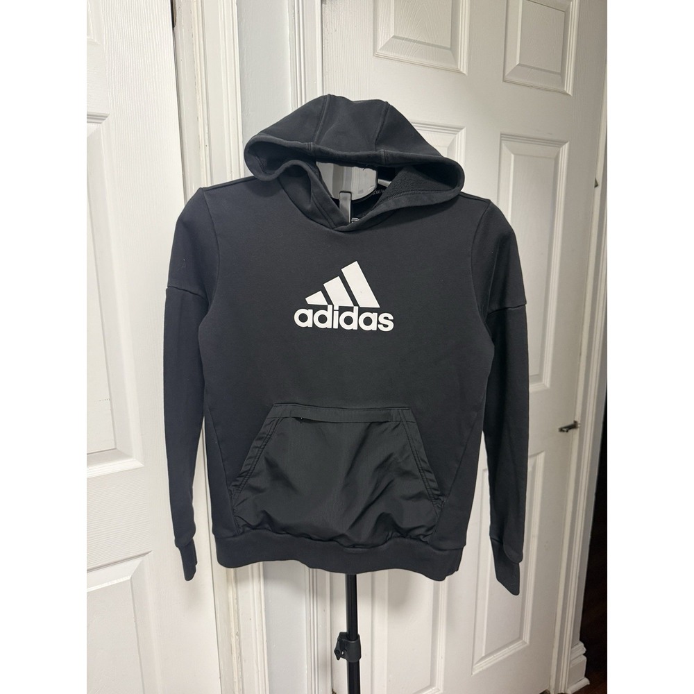 Adidas Originals Kid's Trefoil Hoodie Large - Black (DV2870)